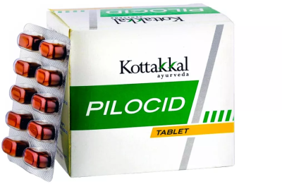 -40% Пилоцид (Pilocid), Kottakkal,  10 таблеток, блистер (срок до конца апреля 2024 года)   