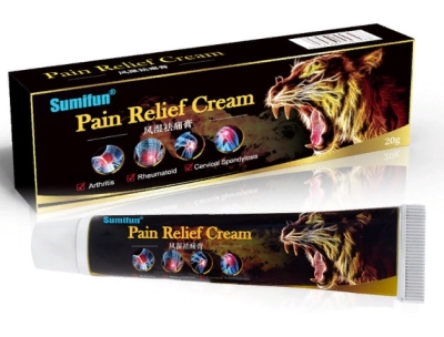 -40% Черный тигр (Pain Relief  cream Sumifun) обезболивающий бальзам для суставов и мышц, 20 г (срок 01/06/2025)