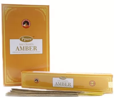 Благовония Амбер (NS NagChampa Amber) PPURE, 15 г 