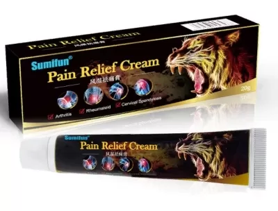 Черный тигр (Pain Relief  cream Sumifun) обезболивающий бальзам для суставов и мышц, 20 г