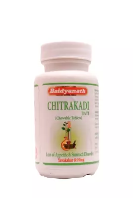 -20% Читракади бати (Chitrakadi bati), Baidyanath, 80 таб. (срок 30/08/2025)