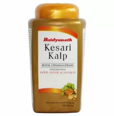 Кесари Кальп Чаванпраш с золотом, серебром и шафраном (Kesari Kalp Chyawanprash) Baidyanath, 500 г 