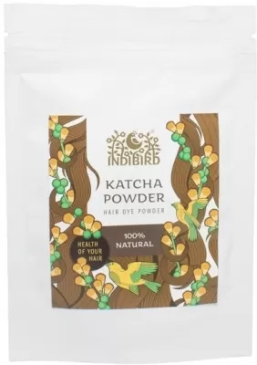 Акация Катеху, порошок для волос (Katcha Hair Powder), Indibird, 50г