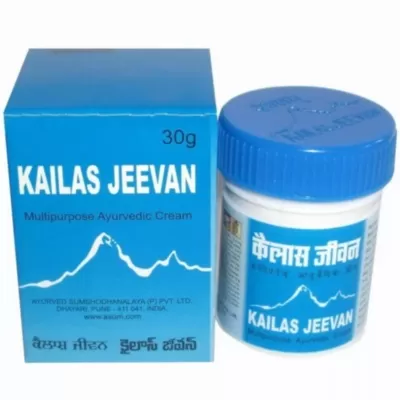 Кайлаш Дживан, многофункциональный аюрведический крем (Kailas Jeevan), 30 г