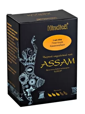 Чай черный цельнолистовой ASSAM (весенний сбор, категория TGFOP, Индия), HINDICA, 100г