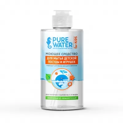 Моющее средство для мытья детской посуды, PURE Water, 450 мл
