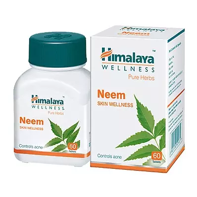 - 10% Ним (Neem) Himalaya, 60 таб. (срок до 31/01/26)