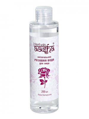 Розовая вода натуральная, Aasha Herbals, 200мл