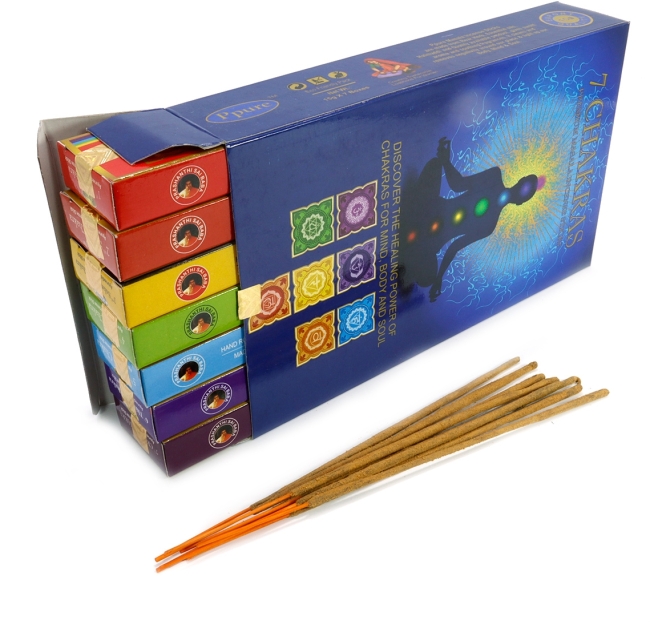 Благовония Семь Чакр (NS 7 Chakras) PPURE, 7х15 г