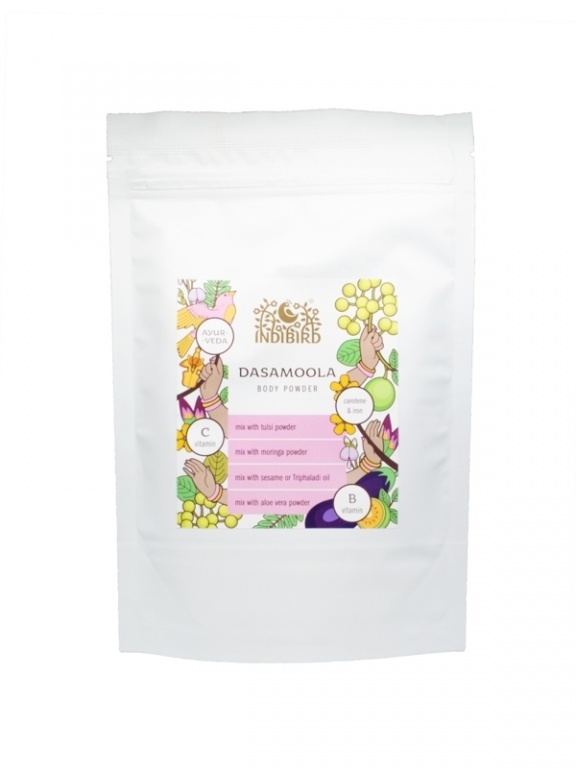 Дашамула, порошок для тела (Dasamoola Powder), Indibird, 100г/1кг Дашамула, порошок для тела (Dasamoola Powder), Indibird, 100г/1кг
