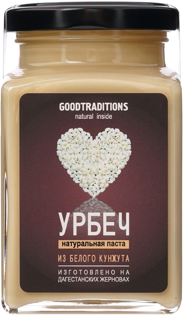 Урбеч из кунжута белого, Добрые традиции, 230 г Урбеч из кунжута белого, Добрые традиции, 230 г