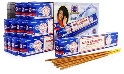 Благовония Наг Чампа Агарбатти (NS Nag Champa Agarbatti), SATYA, 10г/15г/40г/100г/конусы