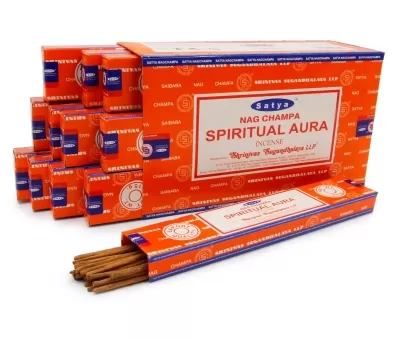 Благовония Наг Чампа Духовная Аура (NS Nag Champa Spiritual Aura) Satya, 15г