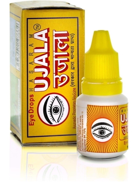 Уджала, глазные капли, (Ujala Eye Drops), Hasaram, 5/10мл