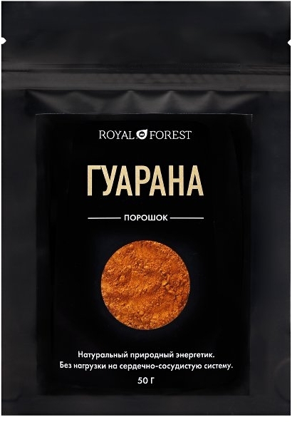 Гуарана, Royal Forest, Транскэроб, 50г Гуарана, Royal Forest, Транскэроб, 50г