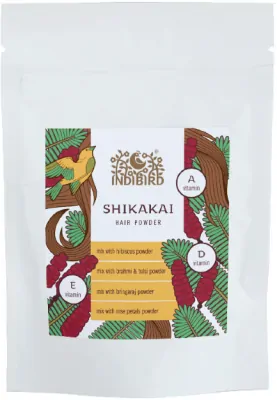 Шикакай, порошок для волос (Shikakai Hair Powder), Indibird, 50г/200г/1кг