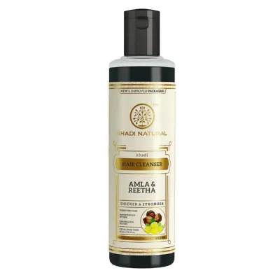 Шампунь против перхоти и выпадения волос Амла и Ритха (Amla and Reetha) Khadi Natural, 210 мл