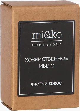 Хозяйственное мыло Чистый кокос, mi&ko, 175 г