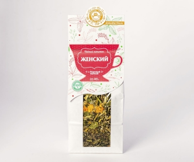 -40% Женский, травяной чайный напиток, Славные Tравы Алтая, 140 г (срок 25/07/2025)