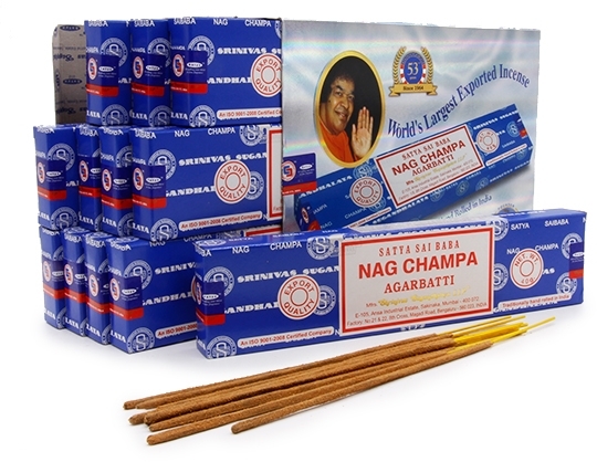 Благовония Наг Чампа Агарбатти (NS Nag Champa Agarbatti), SATYA, 10г/15г/40г/100г/конусы Благовония Наг Чампа Агарбатти (NS Nag Champa Agarbatti), SATYA, 10г/15г/40г/100г/конусы