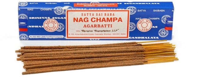 Благовония Наг Чампа Агарбатти (NS Nag Champa Agarbatti), SATYA, 10г/15г/40г/100г/конусы Благовония Наг Чампа Агарбатти (NS Nag Champa Agarbatti), SATYA, 10г/15г/40г/100г/конусы