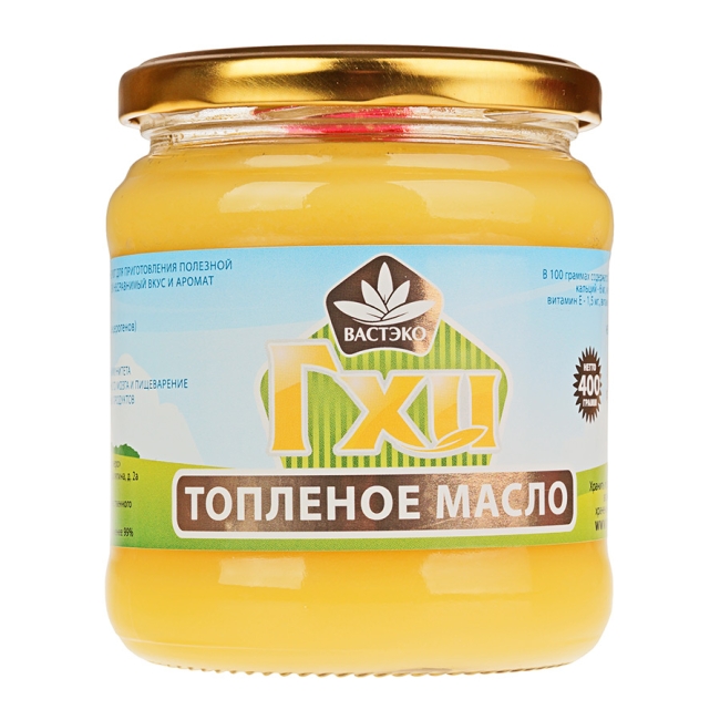 Масло Гхи коровье топленое, ВАСТЭКО, 200/400г Масло Гхи коровье топленое, ВАСТЭКО, 200/400г