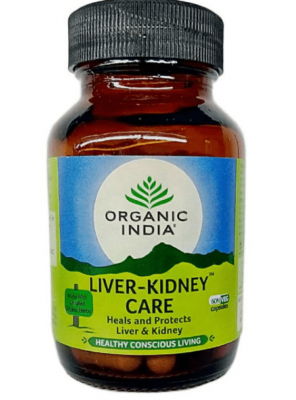 Ливер-Кидни Кеa (Liver-Kidney Care), Organic India, 60 капс.