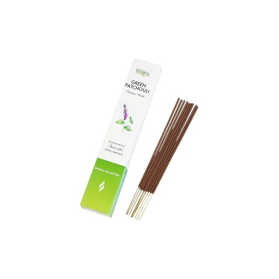 Благовония Зеленый Пачули (Green Patchouli Premium Masala), Aasha Herbals, 10 шт