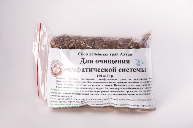 Лимфатическая система, сбор лечебных трав, Славные Tравы Алтая, 160 г ± 10 г