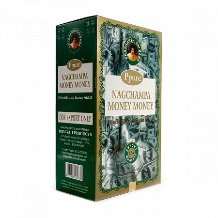 Благовония НагЧампа Деньги деньги (NS NagChampa Money Money) PPURE, 15г