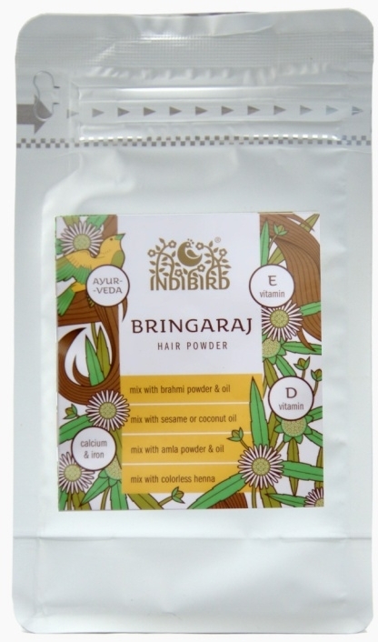 Брингарадж, порошок для волос (Bringaraj Powder), Indibird, 50г/200г/1кг