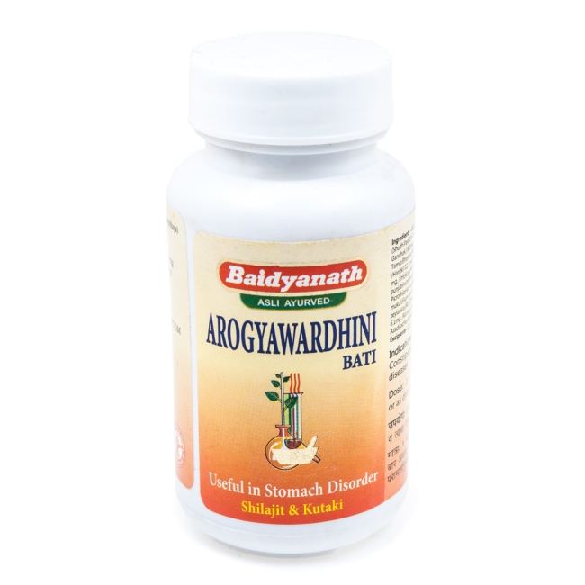 Арогьявардхини Бати (Arogyawardhini Bati), Baidyanath, 80таб