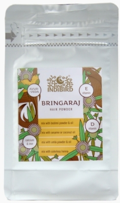 -30% Брингарадж, порошок для волос (Bringaraj Powder), Indibird, 50г (срок 15/07/2025)