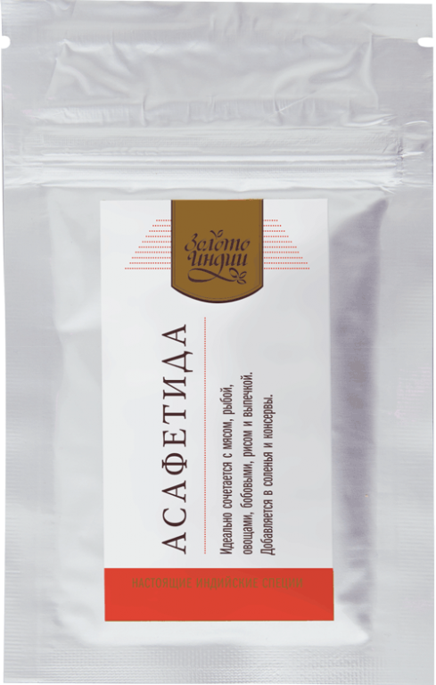 Асафетида чистая Смола молотая (Asafoetida Powder) Золото Индии, 10г