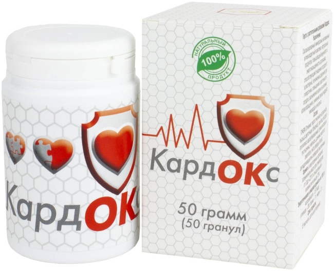 Кардокс, перга с растительными добавками для сердца, Жива, 50 гранул