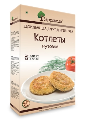 Котлеты нутовые, Здороведа, 280 г
