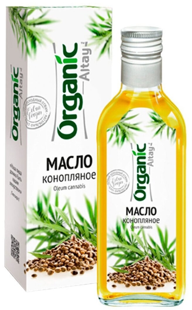 Масло конопляное, Altay Organic, 100/250 мл