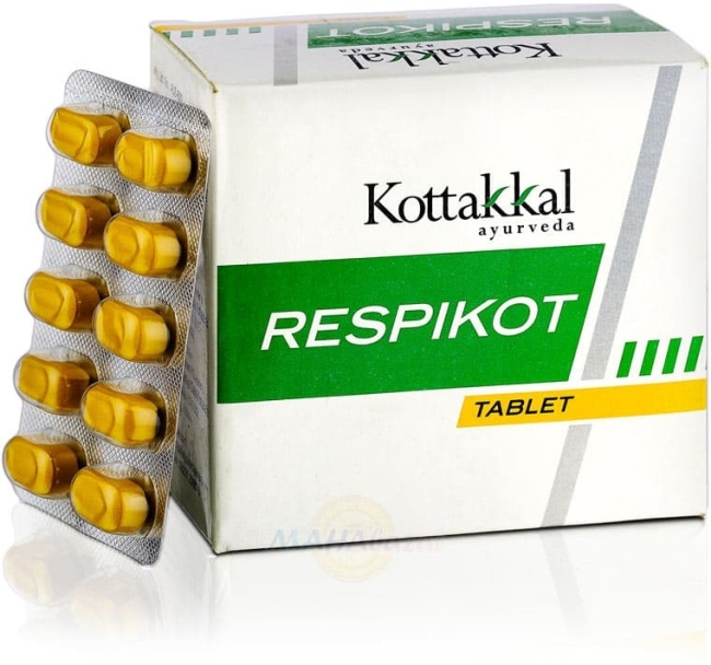 Респикот (Respikot tab), Kottakkal, 10 таб. / 100 таб.