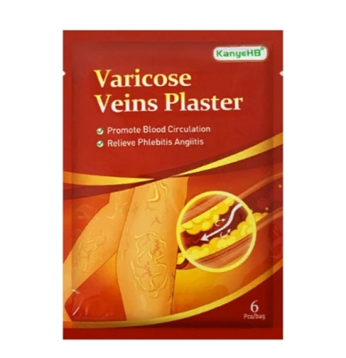 Варикоз (Varicose Veins Plaster KanyeHB) пластырь от варикоза, 6 шт