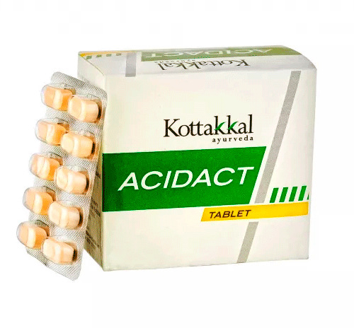 Ацидакт таблетки (Acidact tab) Kottakkal, 10 таб. / 100 таб.