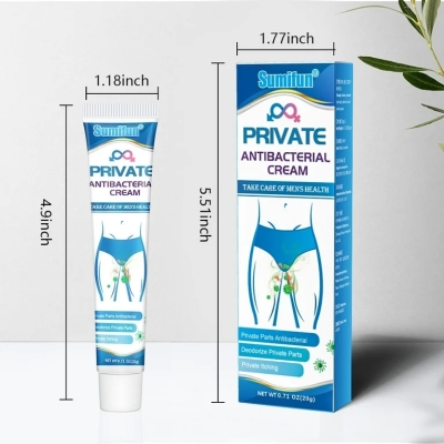 Приват (Private Antibacterial Cream Sumifun) мужской антибактериальный крем для интимной гигиены, 20 г