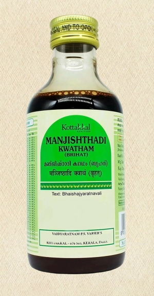Manjishtadi kwatham brihat (Манжиштади кватам брихат), Kottakkal, 200 мл