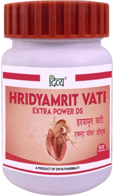 Хридьямрит Вати ДС (Hridyamrit Vati Extra Power DS), Divya/Patanjali, 40/80 таб.