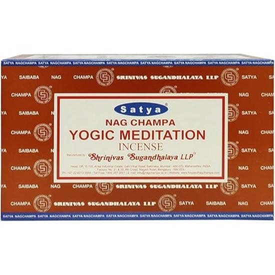 Благовония Наг Чампа Йогическая Медитация (NS Nag Champa Yogic Meditation), Satya, 15г Благовония Наг Чампа Йогическая Медитация (NS Nag Champa Yogic Meditation), Satya, 15г