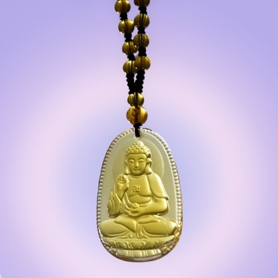 Чётки для медитации под камень с подвеской Будда 