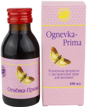 Огневка-Прима, бальзам с экстрактами трав для женского здоровья, Жива, 100 мл