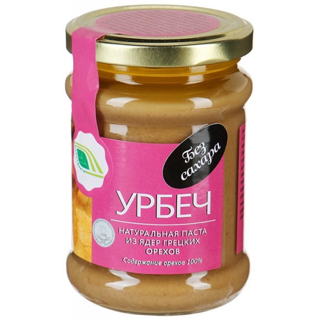 Урбеч Натуральный паста из ядер грецких орехов, Биопродукты, 280г Урбеч Натуральный паста из ядер грецких орехов, Биопродукты, 280г