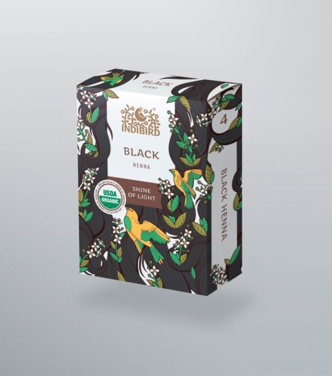 Хна чёрная (Black Henna), Indibird, 50 г/100г