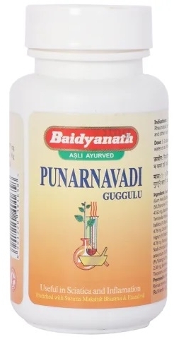Пунарнавади Гуггул (Punarnavadi guggulu) Baidyanath, 80 таб. Пунарнавади Гуггул (Punarnavadi guggulu) Baidyanath, 80 таб.