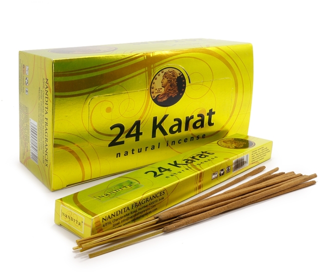 Благовония  24 Карата (NS 24 KARAT) NANDITA, 15 г